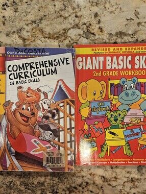 Second Grade Skills Workbooks Reading Mathematics Spelling Comprehension Teach
